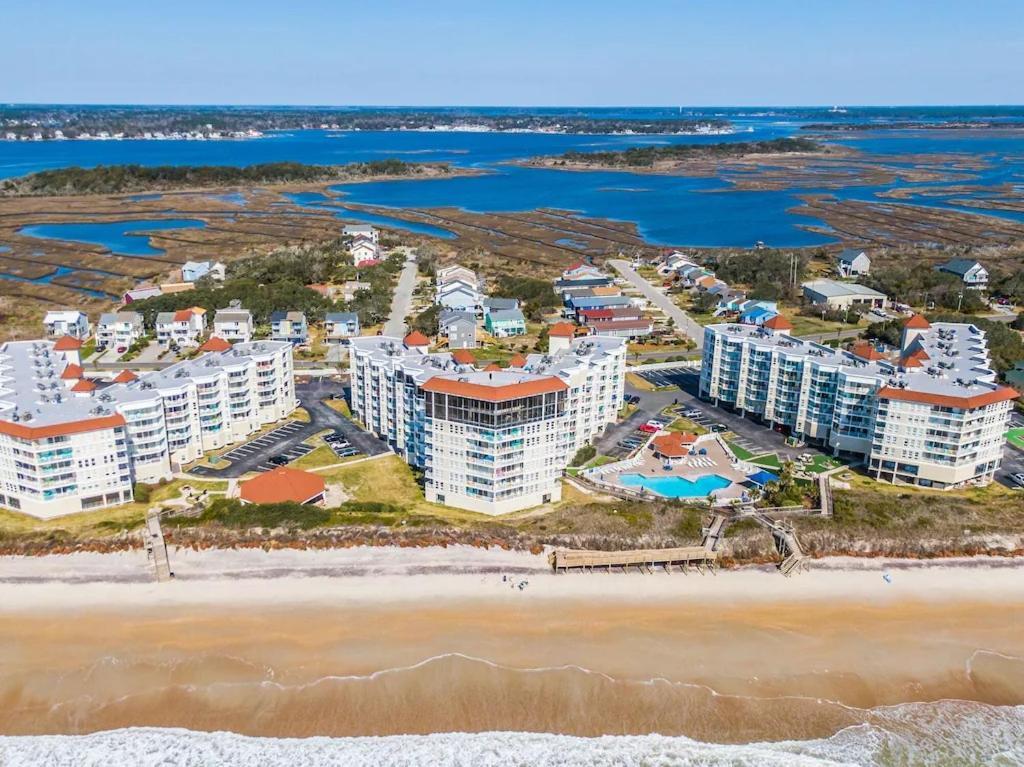 Ocean View, 1Br, 2Ba Condo, St Regis 1214, Topsail, Nc North Topsail Beach Exteriör bild